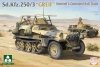 Takom 2194W Sd.Kfz 250/1 + Sd.Kfz 250/3 Greif Rommel Command Half-Track + 1/16 Erwin Rommel 1/35